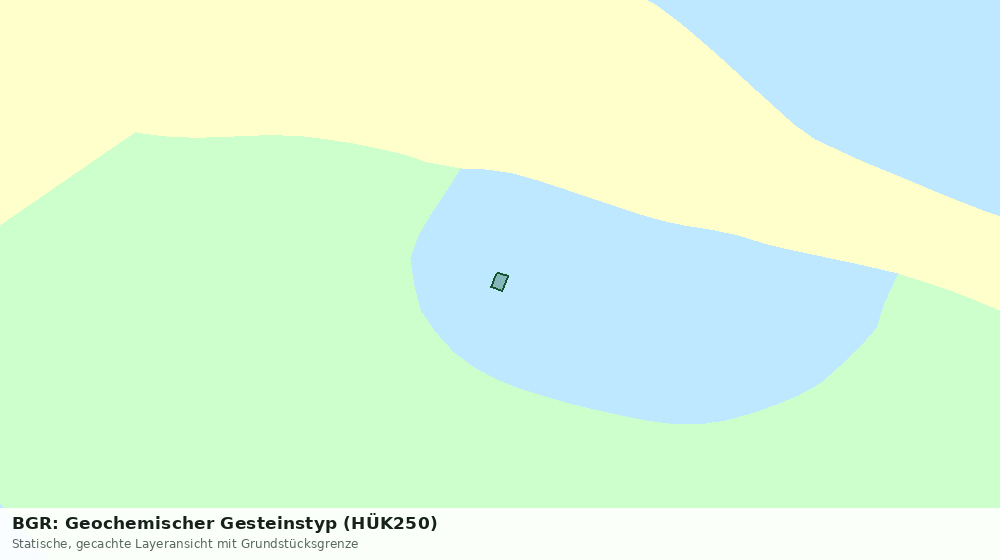 Statische Kartenansicht: BGR: Geochemischer Gesteinstyp (HÜK250)