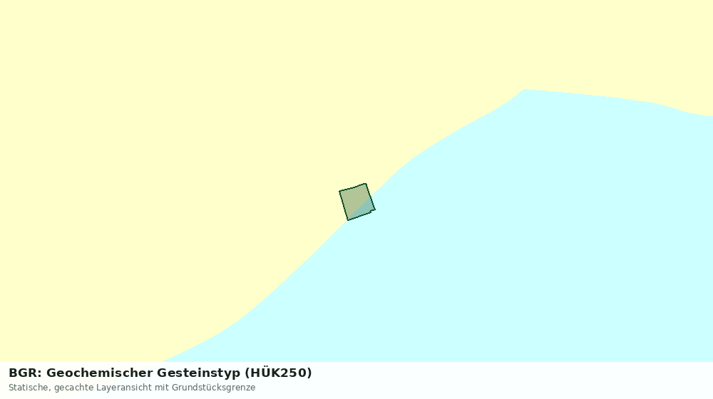 Statische Kartenansicht: BGR: Geochemischer Gesteinstyp (HÜK250)