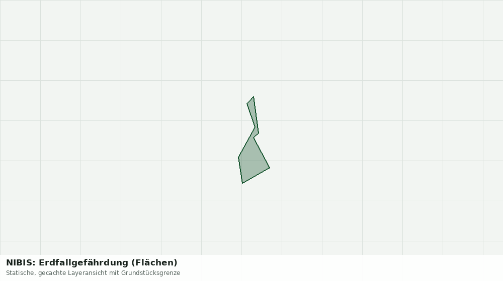Statische Kartenansicht: NIBIS: Erdfallgefährdung (Flächen)