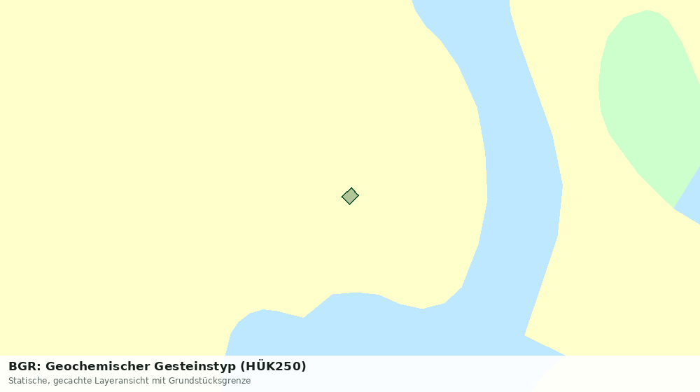 Statische Kartenansicht: BGR: Geochemischer Gesteinstyp (HÜK250)
