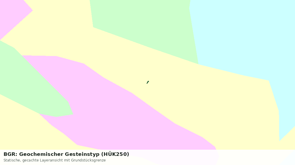 Statische Kartenansicht: BGR: Geochemischer Gesteinstyp (HÜK250)