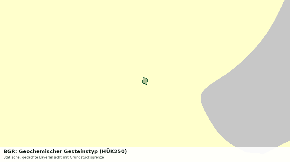 Statische Kartenansicht: BGR: Geochemischer Gesteinstyp (HÜK250)