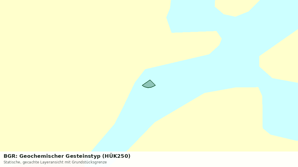 Statische Kartenansicht: BGR: Geochemischer Gesteinstyp (HÜK250)