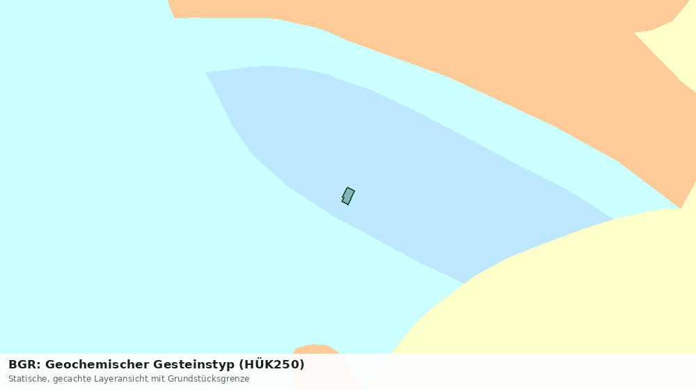 Statische Kartenansicht: BGR: Geochemischer Gesteinstyp (HÜK250)