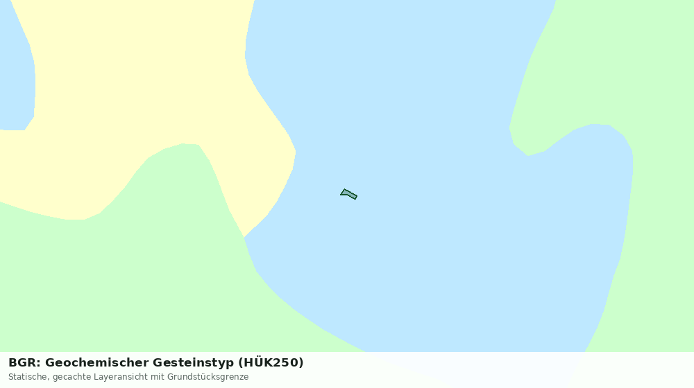 Statische Kartenansicht: BGR: Geochemischer Gesteinstyp (HÜK250)