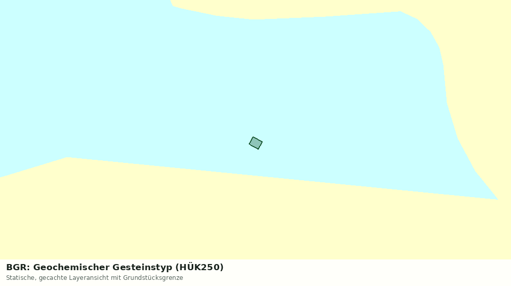 Statische Kartenansicht: BGR: Geochemischer Gesteinstyp (HÜK250)