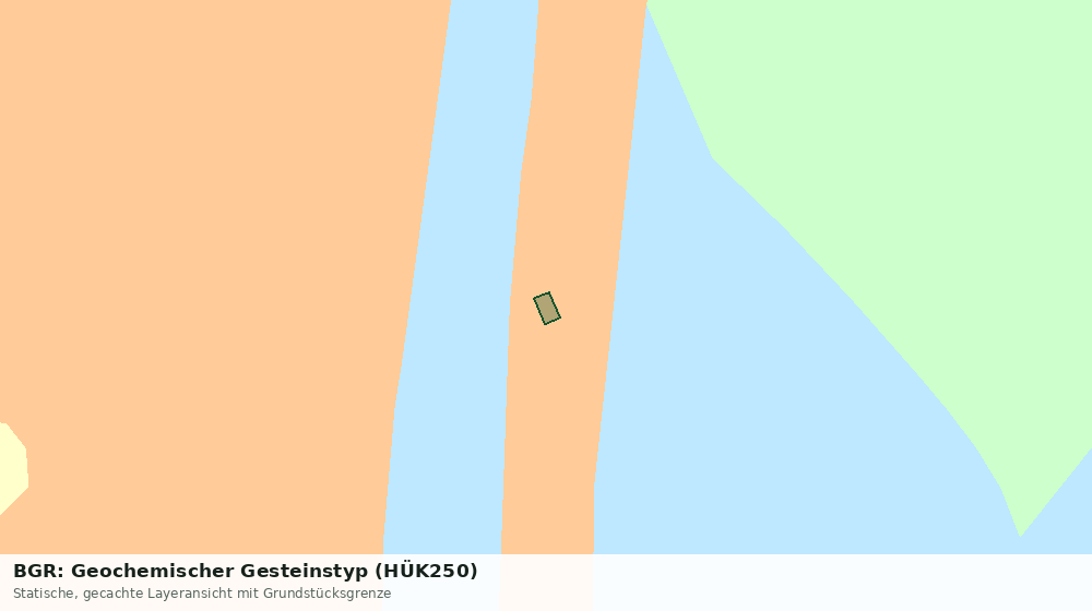 Statische Kartenansicht: BGR: Geochemischer Gesteinstyp (HÜK250)