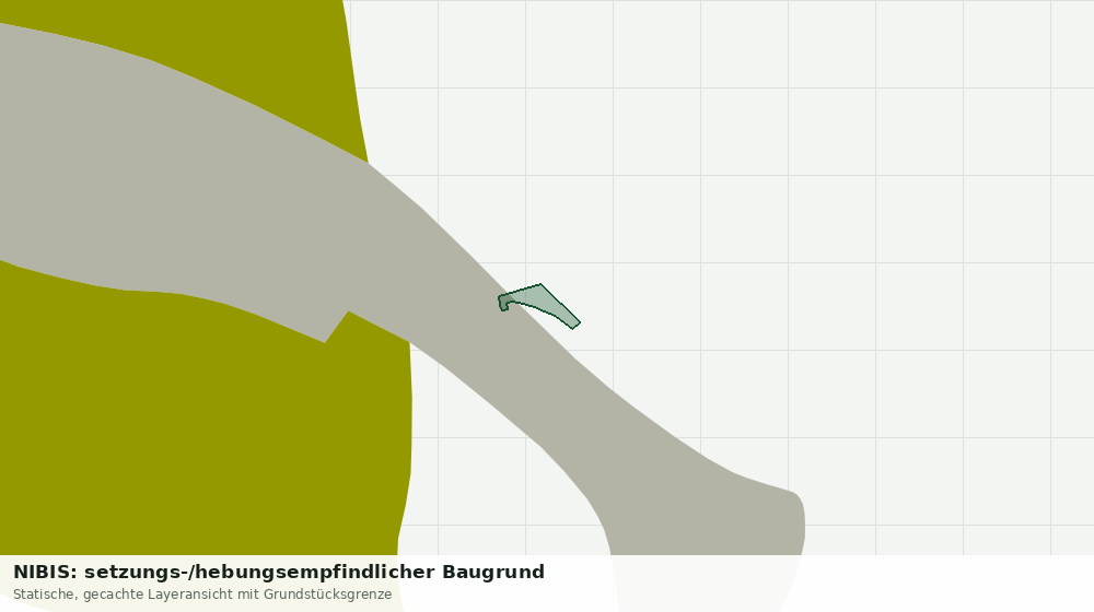 Statische Kartenansicht: NIBIS: setzungs-/hebungsempfindlicher Baugrund