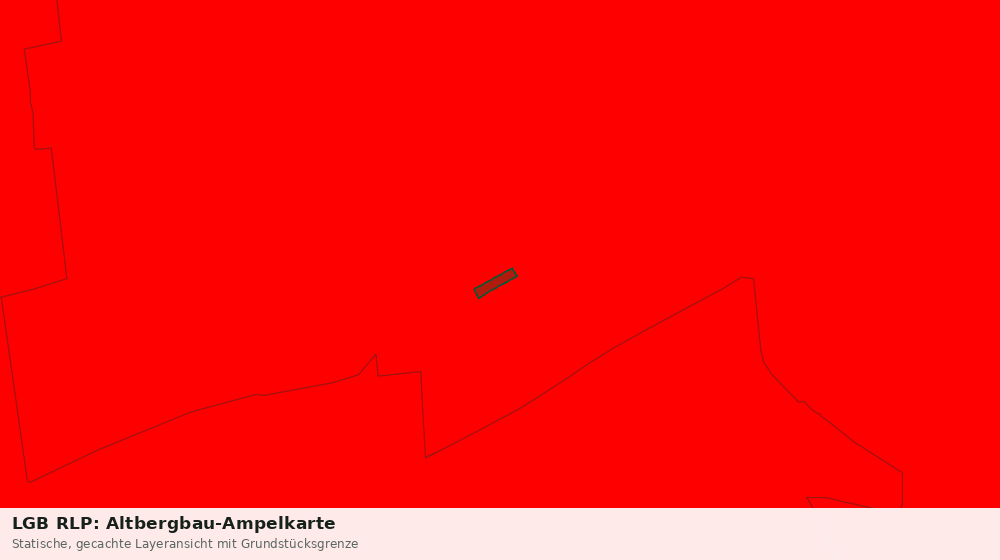 Statische Kartenansicht: LGB RLP: Altbergbau-Ampelkarte