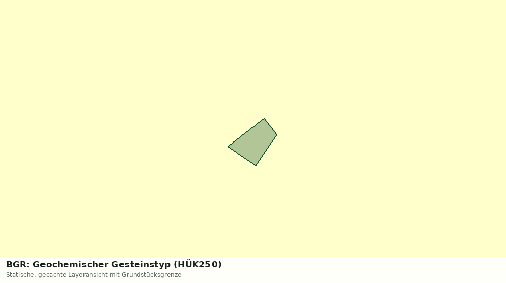 Statische Kartenansicht: BGR: Geochemischer Gesteinstyp (HÜK250)