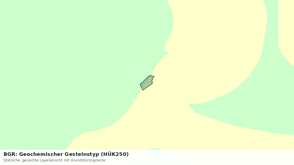 Statische Kartenansicht: BGR: Geochemischer Gesteinstyp (HÜK250)