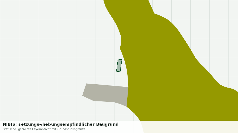 Statische Kartenansicht: NIBIS: setzungs-/hebungsempfindlicher Baugrund