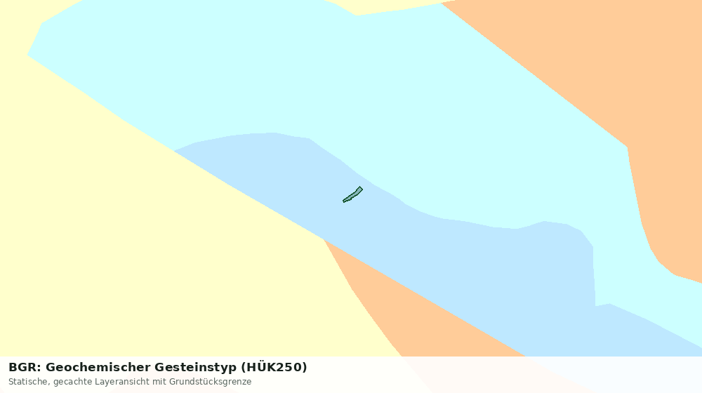 Statische Kartenansicht: BGR: Geochemischer Gesteinstyp (HÜK250)