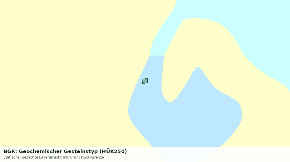 Statische Kartenansicht: BGR: Geochemischer Gesteinstyp (HÜK250)