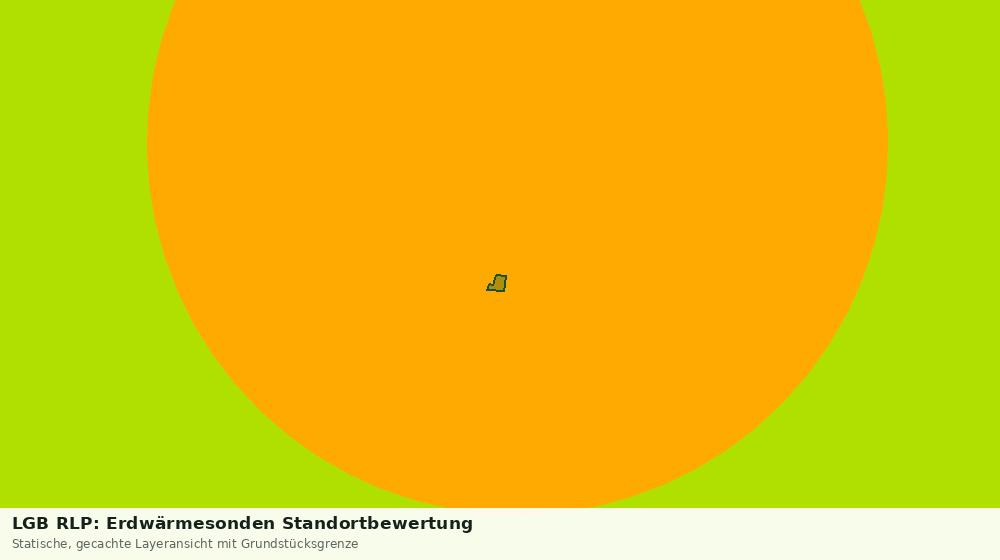 Statische Kartenansicht: LGB RLP: Erdwärmesonden Standortbewertung