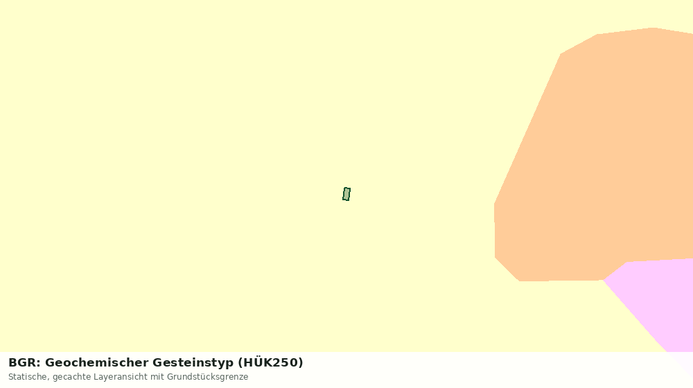 Statische Kartenansicht: BGR: Geochemischer Gesteinstyp (HÜK250)