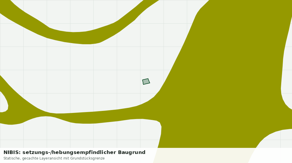 Statische Kartenansicht: NIBIS: setzungs-/hebungsempfindlicher Baugrund