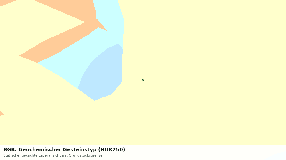 Statische Kartenansicht: BGR: Geochemischer Gesteinstyp (HÜK250)