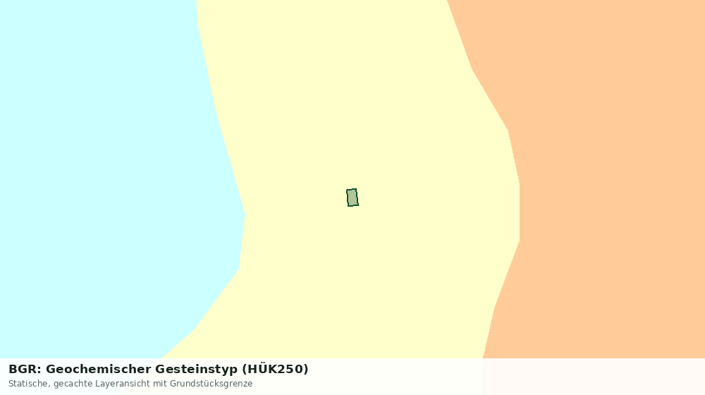 Statische Kartenansicht: BGR: Geochemischer Gesteinstyp (HÜK250)