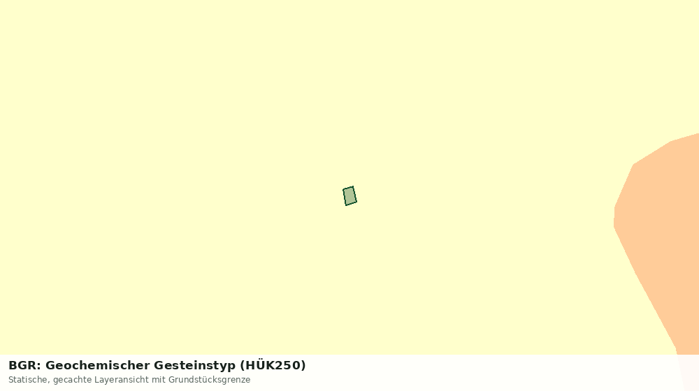 Statische Kartenansicht: BGR: Geochemischer Gesteinstyp (HÜK250)