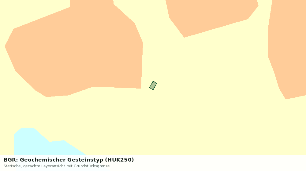 Statische Kartenansicht: BGR: Geochemischer Gesteinstyp (HÜK250)