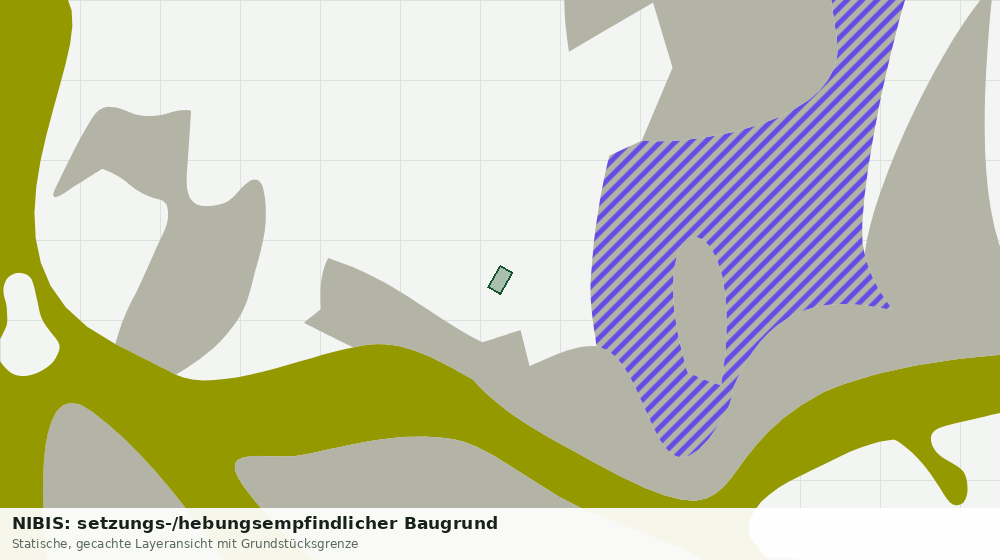 Statische Kartenansicht: NIBIS: setzungs-/hebungsempfindlicher Baugrund