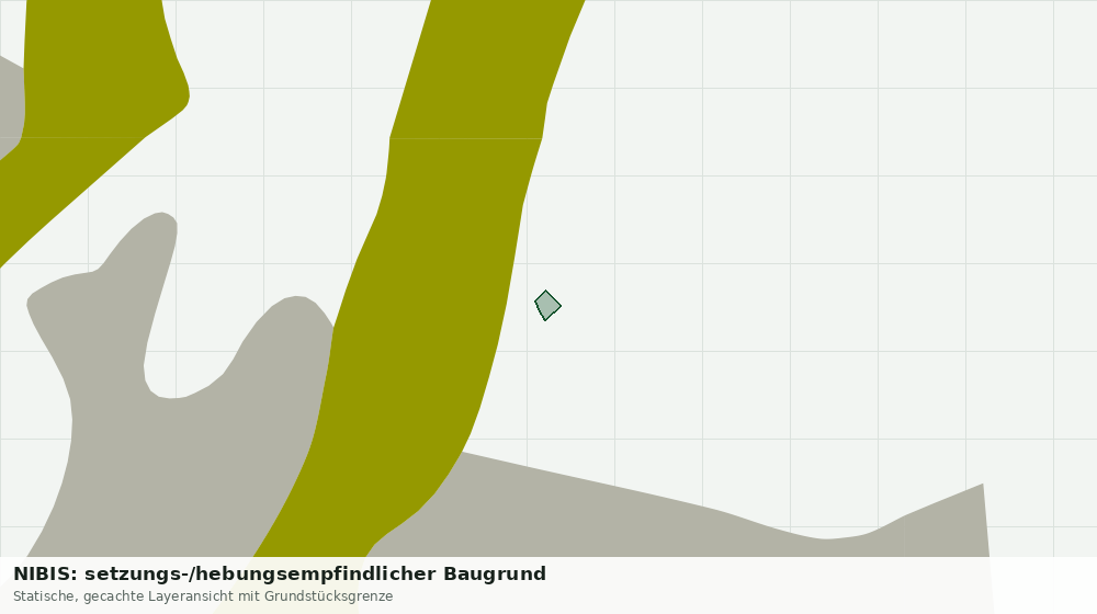 Statische Kartenansicht: NIBIS: setzungs-/hebungsempfindlicher Baugrund