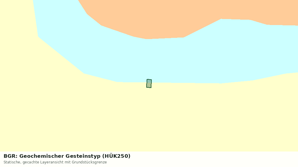 Statische Kartenansicht: BGR: Geochemischer Gesteinstyp (HÜK250)