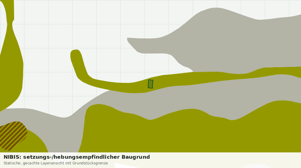 Statische Kartenansicht: NIBIS: setzungs-/hebungsempfindlicher Baugrund