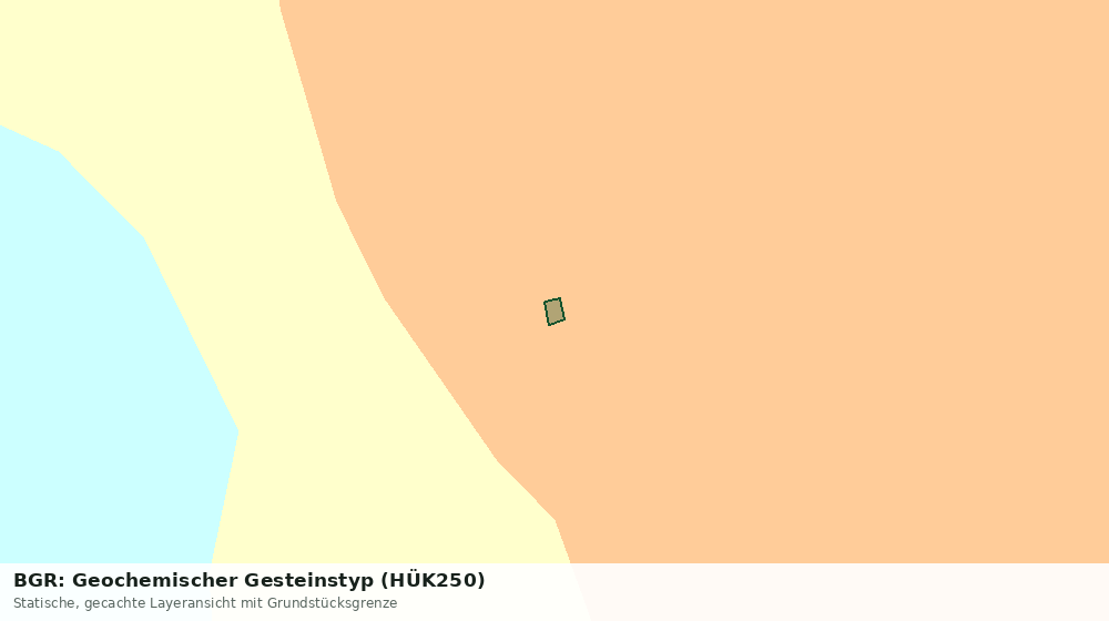 Statische Kartenansicht: BGR: Geochemischer Gesteinstyp (HÜK250)