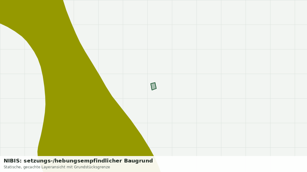 Statische Kartenansicht: NIBIS: setzungs-/hebungsempfindlicher Baugrund
