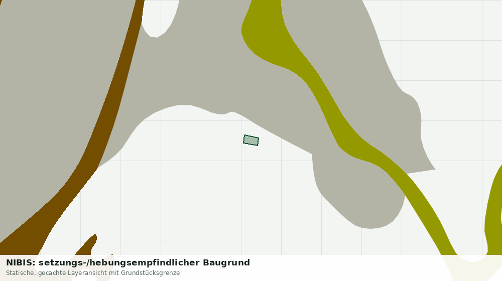 Statische Kartenansicht: NIBIS: setzungs-/hebungsempfindlicher Baugrund