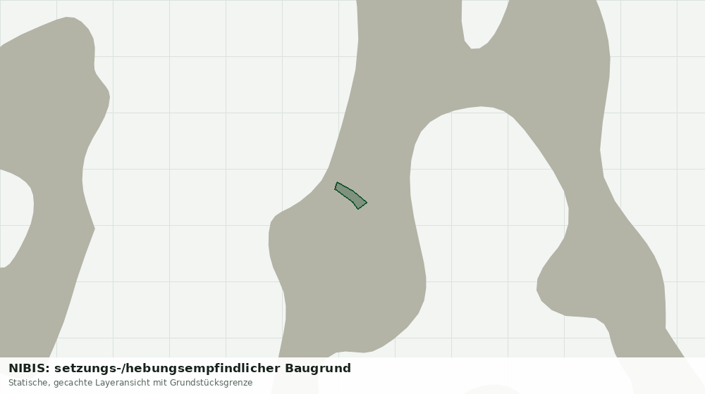 Statische Kartenansicht: NIBIS: setzungs-/hebungsempfindlicher Baugrund