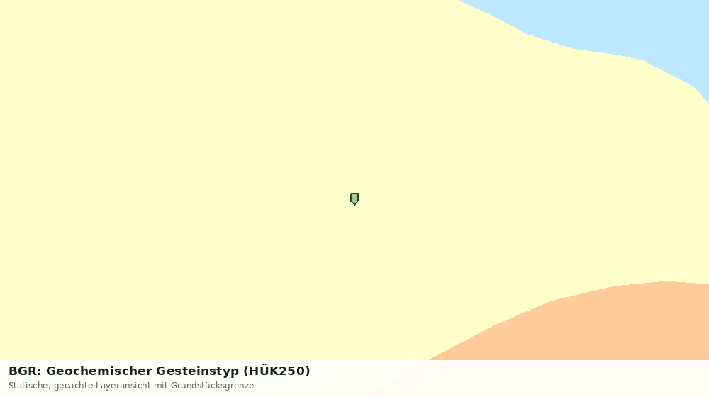 Statische Kartenansicht: BGR: Geochemischer Gesteinstyp (HÜK250)