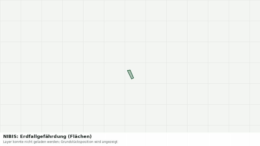 Statische Kartenansicht: NIBIS: Erdfallgefährdung (Flächen)