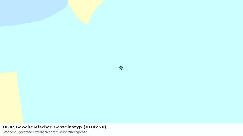 Statische Kartenansicht: BGR: Geochemischer Gesteinstyp (HÜK250)