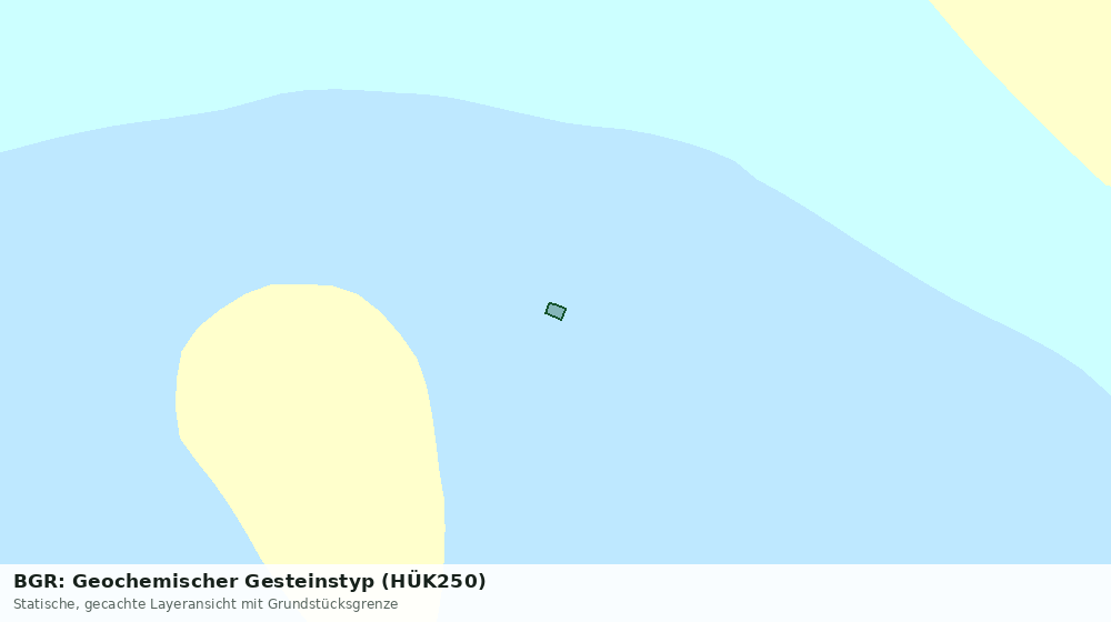 Statische Kartenansicht: BGR: Geochemischer Gesteinstyp (HÜK250)