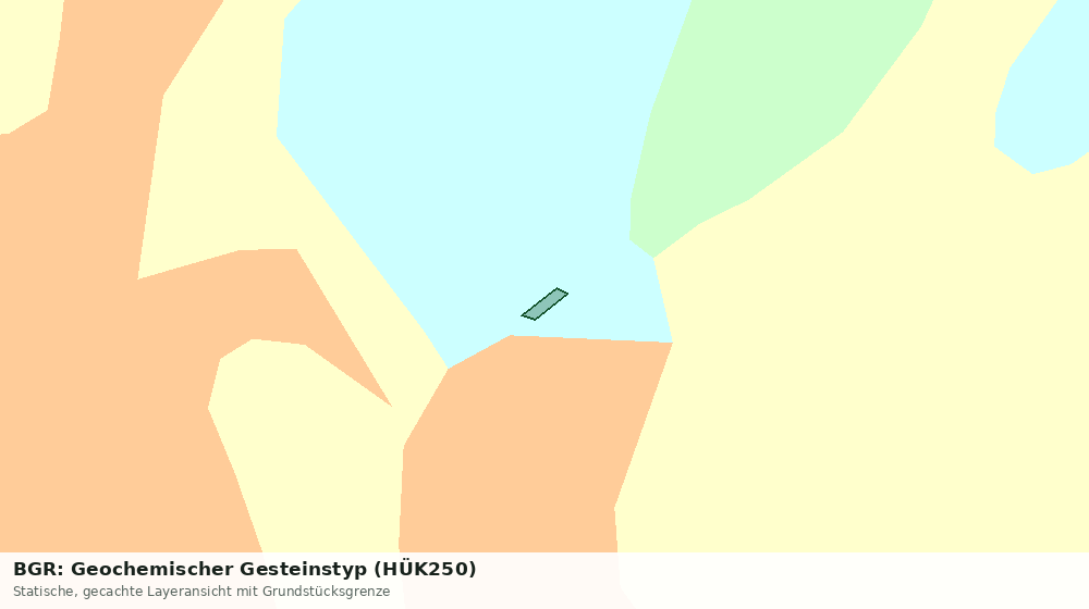 Statische Kartenansicht: BGR: Geochemischer Gesteinstyp (HÜK250)