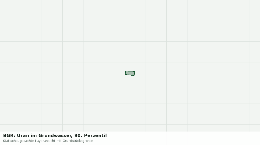 Statische Kartenansicht: BGR: Uran im Grundwasser, 90. Perzentil