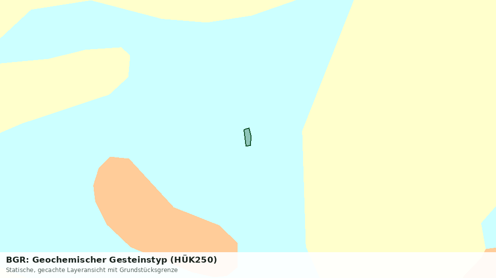 Statische Kartenansicht: BGR: Geochemischer Gesteinstyp (HÜK250)