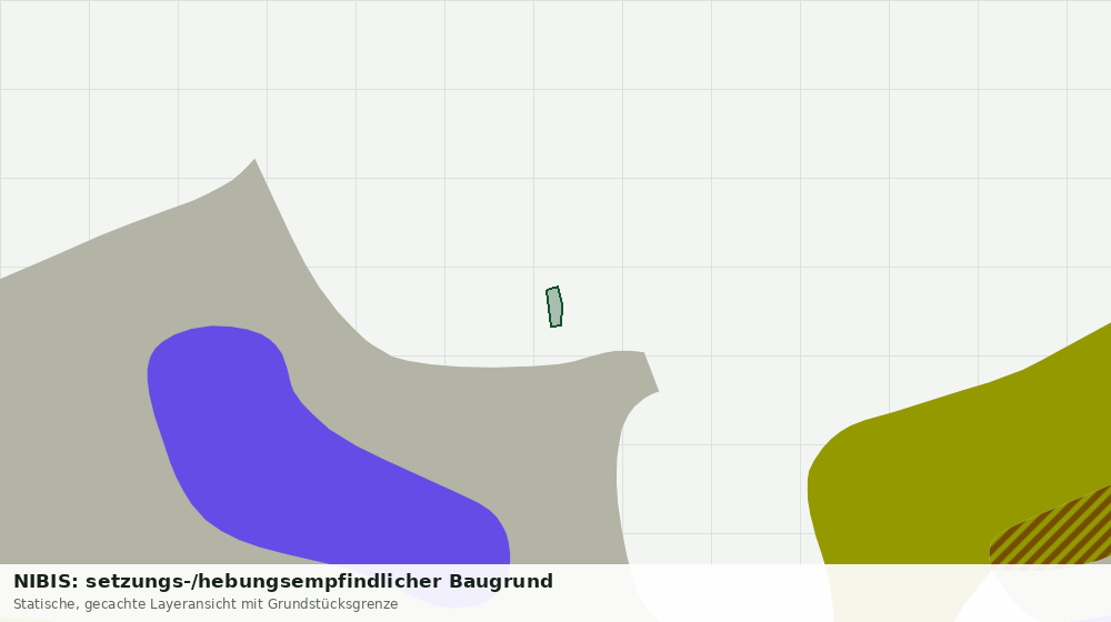 Statische Kartenansicht: NIBIS: setzungs-/hebungsempfindlicher Baugrund