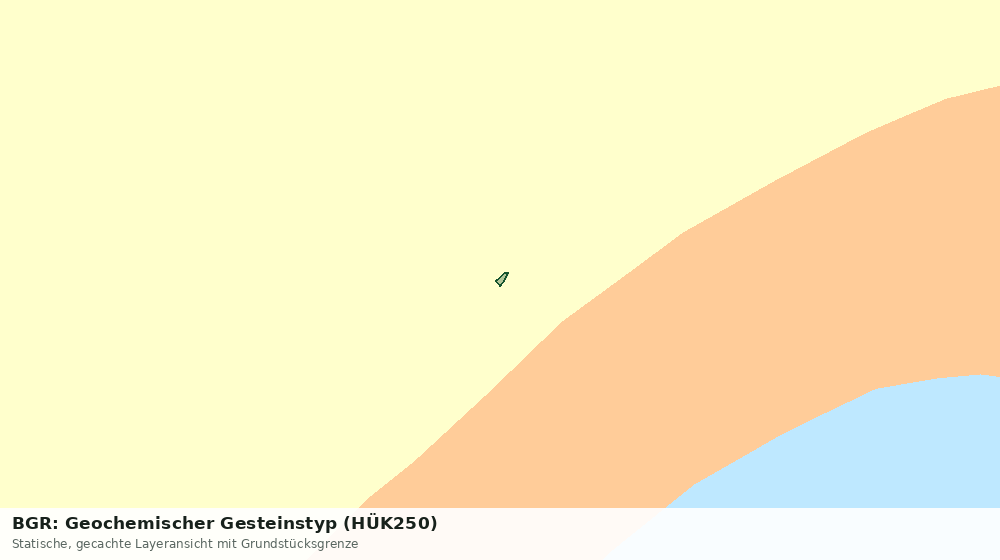 Statische Kartenansicht: BGR: Geochemischer Gesteinstyp (HÜK250)