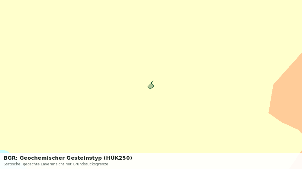 Statische Kartenansicht: BGR: Geochemischer Gesteinstyp (HÜK250)