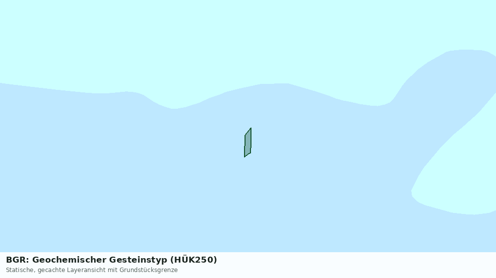 Statische Kartenansicht: BGR: Geochemischer Gesteinstyp (HÜK250)