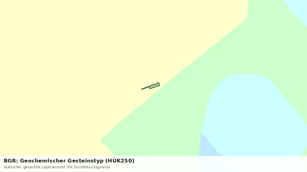 Statische Kartenansicht: BGR: Geochemischer Gesteinstyp (HÜK250)