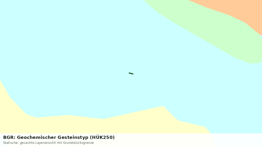 Statische Kartenansicht: BGR: Geochemischer Gesteinstyp (HÜK250)