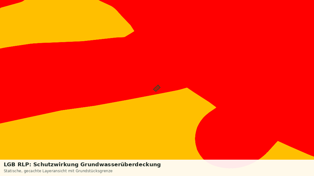 Statische Kartenansicht: LGB RLP: Schutzwirkung Grundwasserüberdeckung