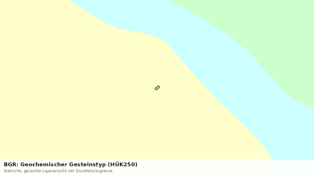 Statische Kartenansicht: BGR: Geochemischer Gesteinstyp (HÜK250)
