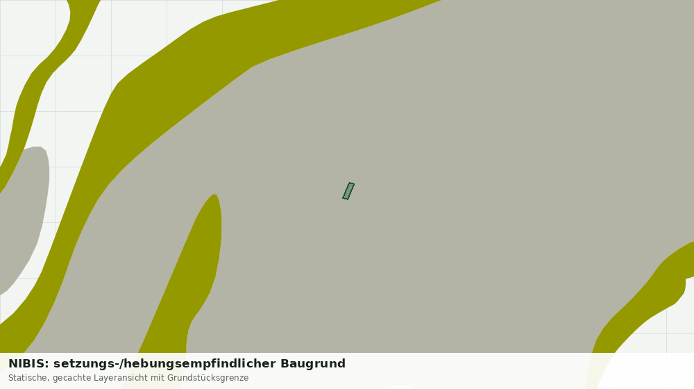 Statische Kartenansicht: NIBIS: setzungs-/hebungsempfindlicher Baugrund