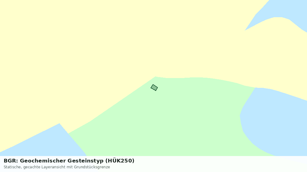 Statische Kartenansicht: BGR: Geochemischer Gesteinstyp (HÜK250)